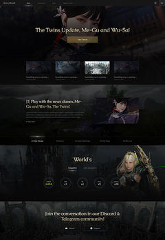 Black Desert Game Template