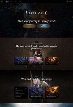 HTML шаблон гри Lineage 2