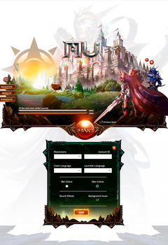 Mu Land Launcher Ui PSD Template